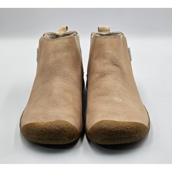 Keen Women's Beige Nubuck Leather Mosey Chelsea Ankle Boots Size 9.5 2949 - Picture 13 of 16